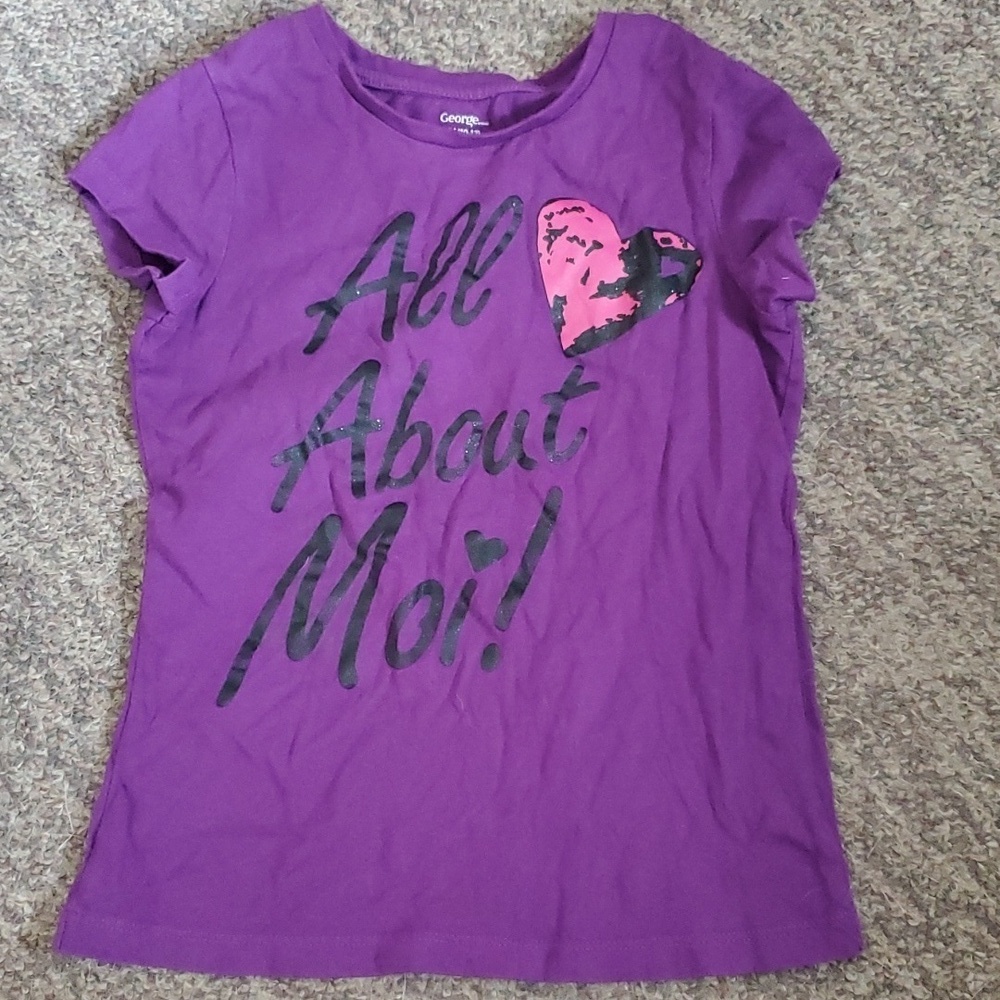 George girls tshirt size 10/12
